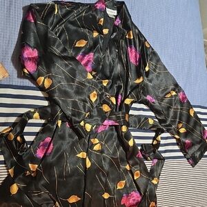 Jones New York Floral Silk Nightgown